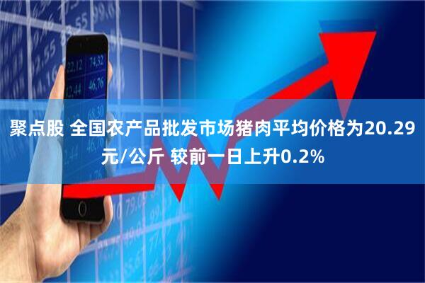 聚点股 全国农产品批发市场猪肉平均价格为20.29元/公斤 较前一日上升0.2%