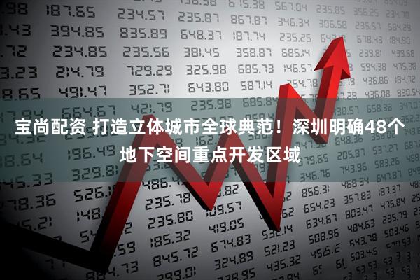 宝尚配资 打造立体城市全球典范！深圳明确48个地下空间重点开发区域