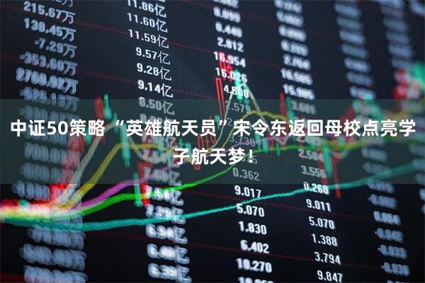 中证50策略 “英雄航天员”宋令东返回母校点亮学子航天梦！